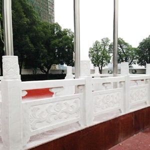 漢白玉升旗臺06
